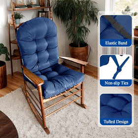 MQK cushions set for outdoor chairs on patio, yard, and porch.