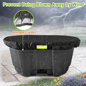 Easy installation and removal for seasonal protection.
