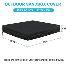 MQLD sandbox cover folded storage bag demonstrating easy stowage