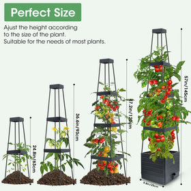 MQUPIN adjustable height from 1 to 4 tiers for evolving climbers