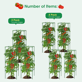 MQUPIN heavy-duty steel trellis with rustproof coating keeps gardens resilient in sun and rain.