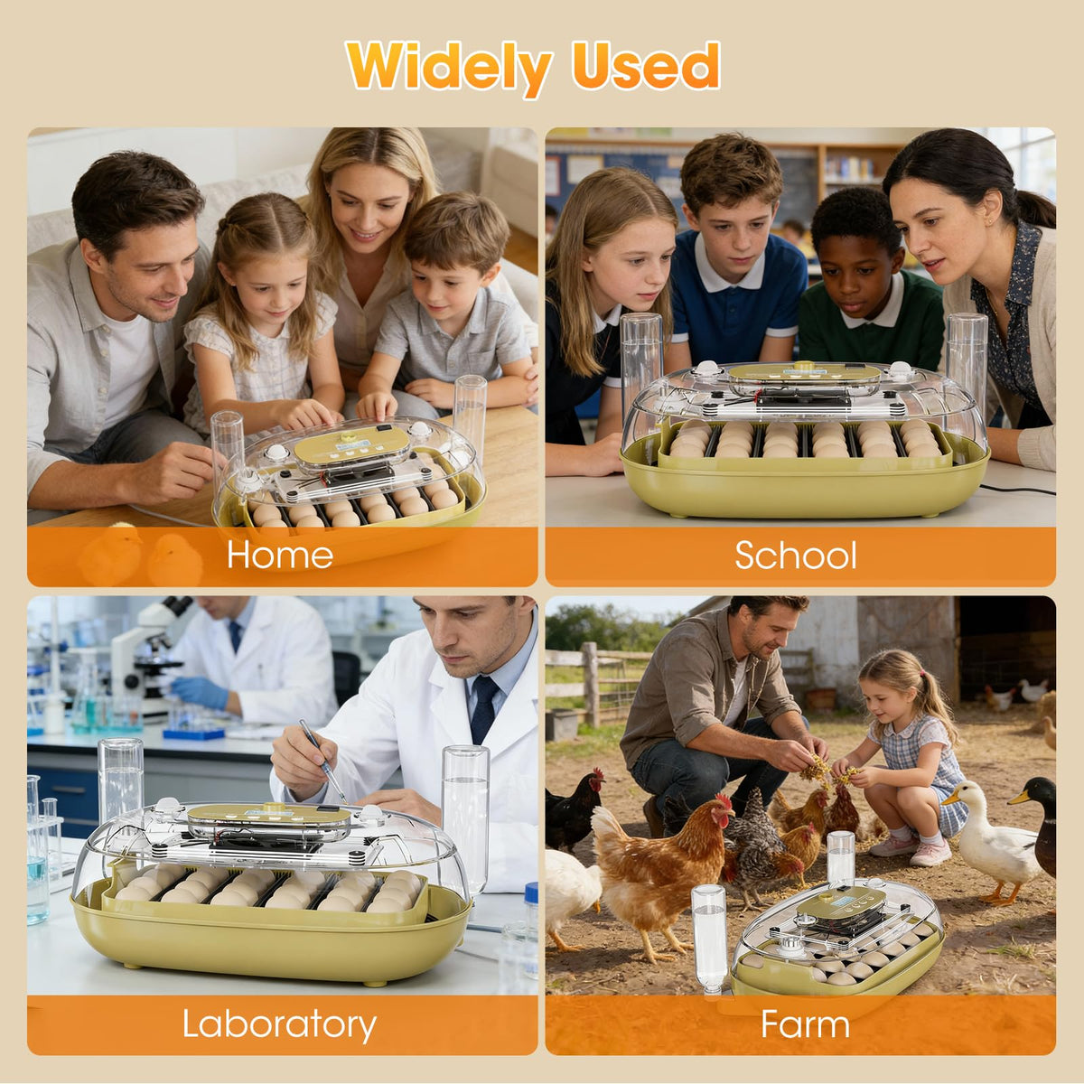 MQUPIN removable tray for easy cleaning between batches.