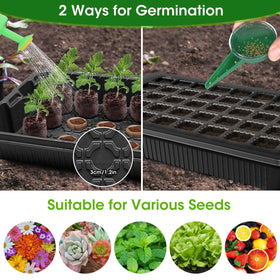 MQUPIN watering sprayer, seeder, and tools for seed care.