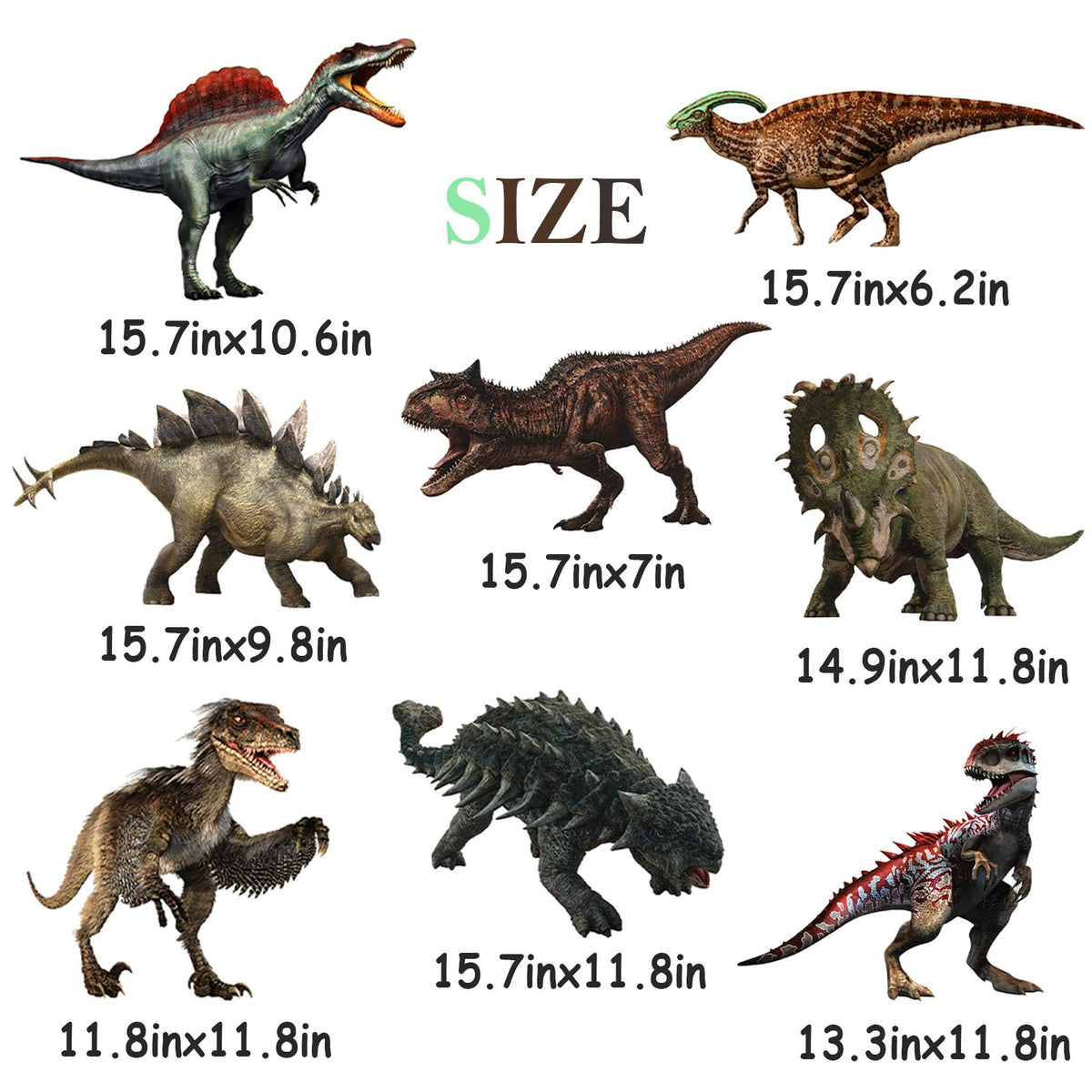 MQZQP dinosaur yard sign corrugated plastic closeup enhances durability in any weather.