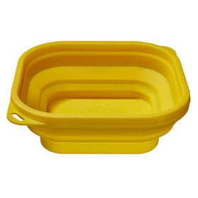Mr. Bar-B-Q Collapsible Scrub Tub collapsed for space-saving storage.