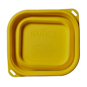 Mr. Bar-B-Q Collapsible Scrub Tub stored neatly in a drawer after use.