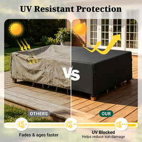 MR. COVER side air vents reduce condensation for a drier setup.