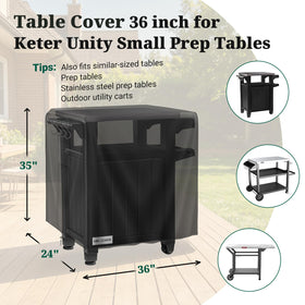 MR. COVER heavy-duty 600D fabric protects against tears and fading.