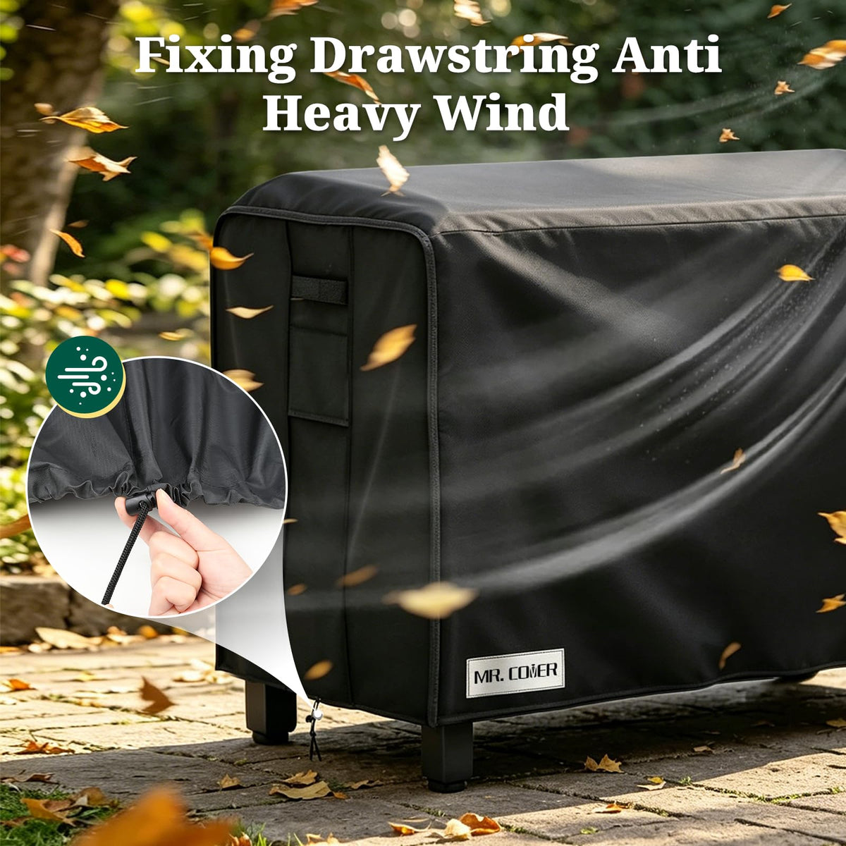 MR. COVER UPF50+ coating blocks sun and protects outdoor gear.