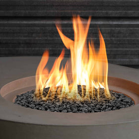Mr. Fireglass lava rocks suitable for barbecue areas and outdoor kitchens