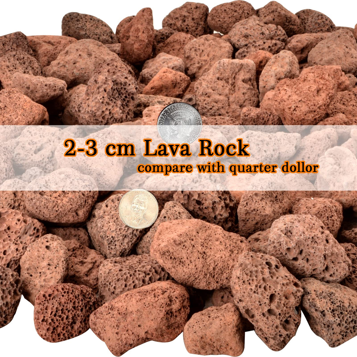 Mr. Fireglass lava rock bottom layer supports stable heat and safe flame spread