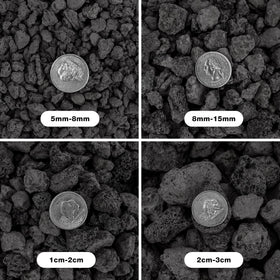 Mr. Fireglass lava rock demonstrates high heat resistance suitable for outdoor fireplaces.