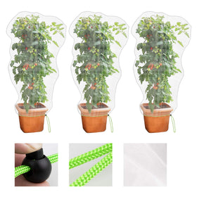 MR FIVE 3-piece plant covers package for garden protection against birds