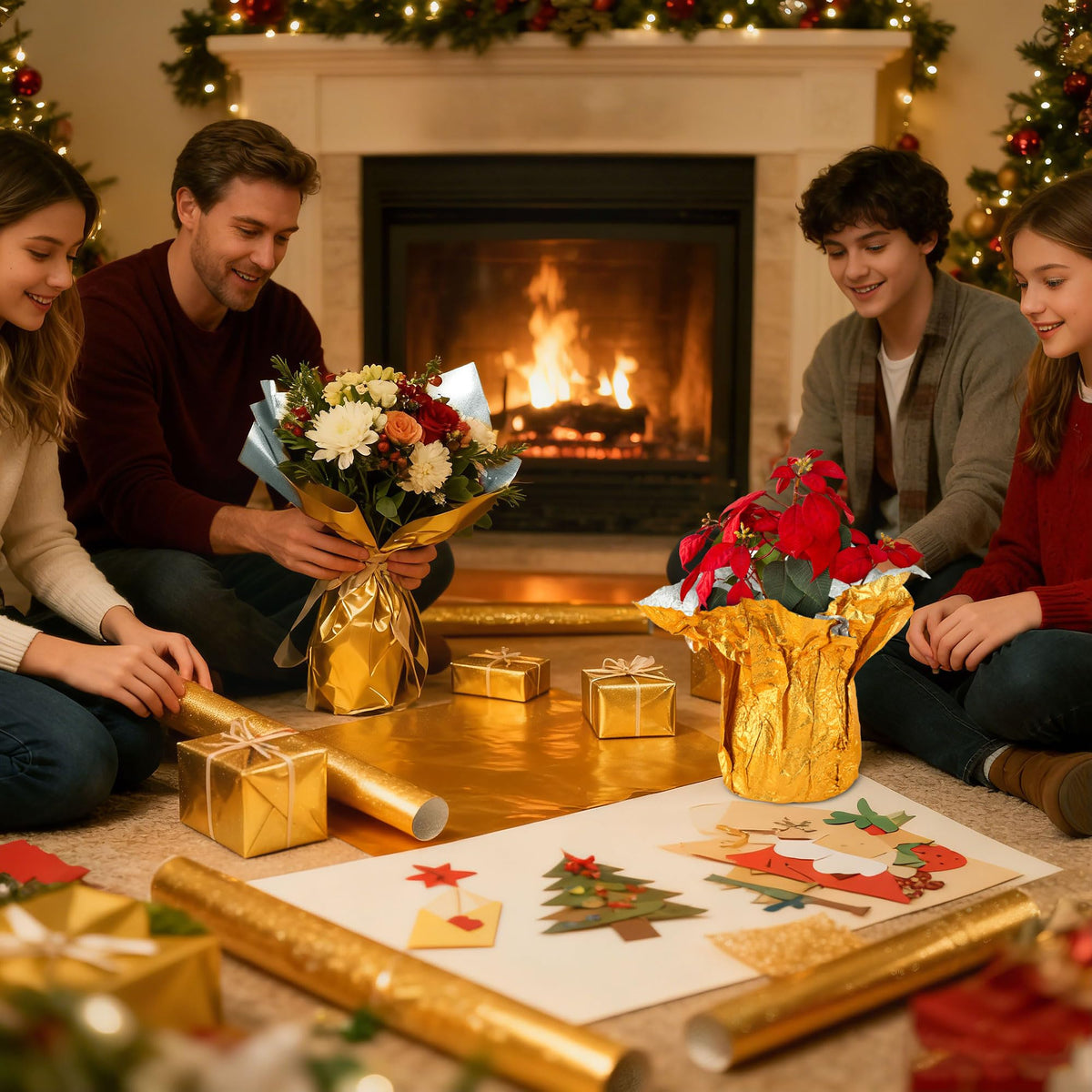 MR FIVE metallic finish adds festive shine to seasonal displays.