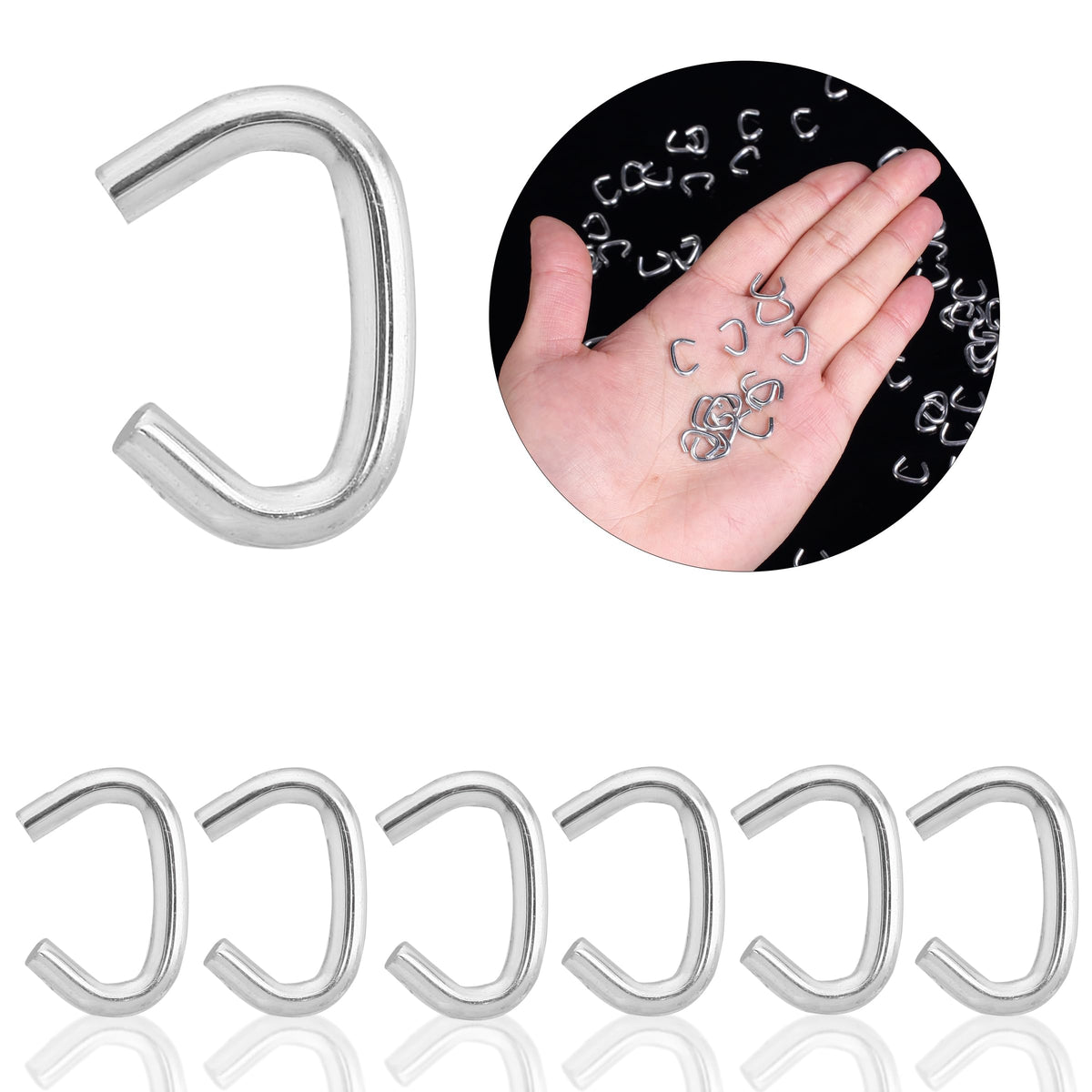 Mr. Pen hog rings pack shown ready for outdoor fencing and other tasks