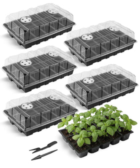 Mr. Pen seed starter tray 5-pack 15-cell for efficient germination