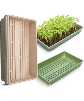 Mr. Pen seed starter trays collection demonstrates sturdy, reusable plastic design for indoor gardening.