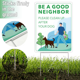 Mr. Pen weather-resistant plastic ensures legible messages in sun and rain.