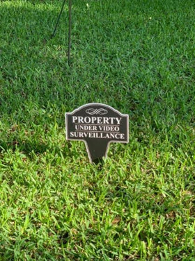 Outdoor-ready sign ideal for homes and storefronts seeking visibility