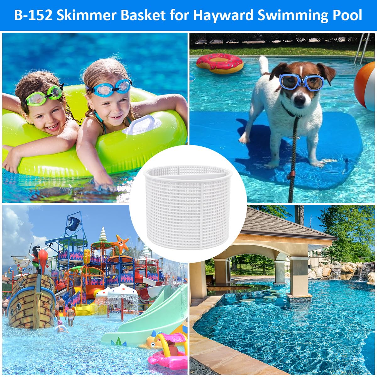 MREEGS B-152 Aladdin compatible basket ensures reliable pool skimming.
