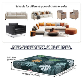 MRGSDL cushion cover stretch fabric closeup showing flexible fit.