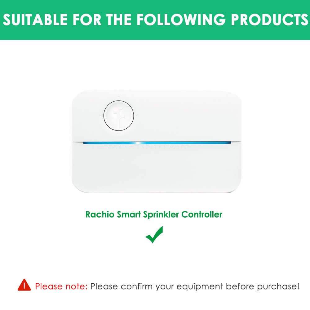 Mrgru Rachio smart sprinkler controller charger for dependable watering cycles