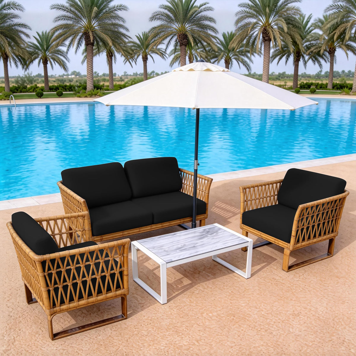 MRGSDL 12-piece set offers versatile colors for multiple outdoor spaces.