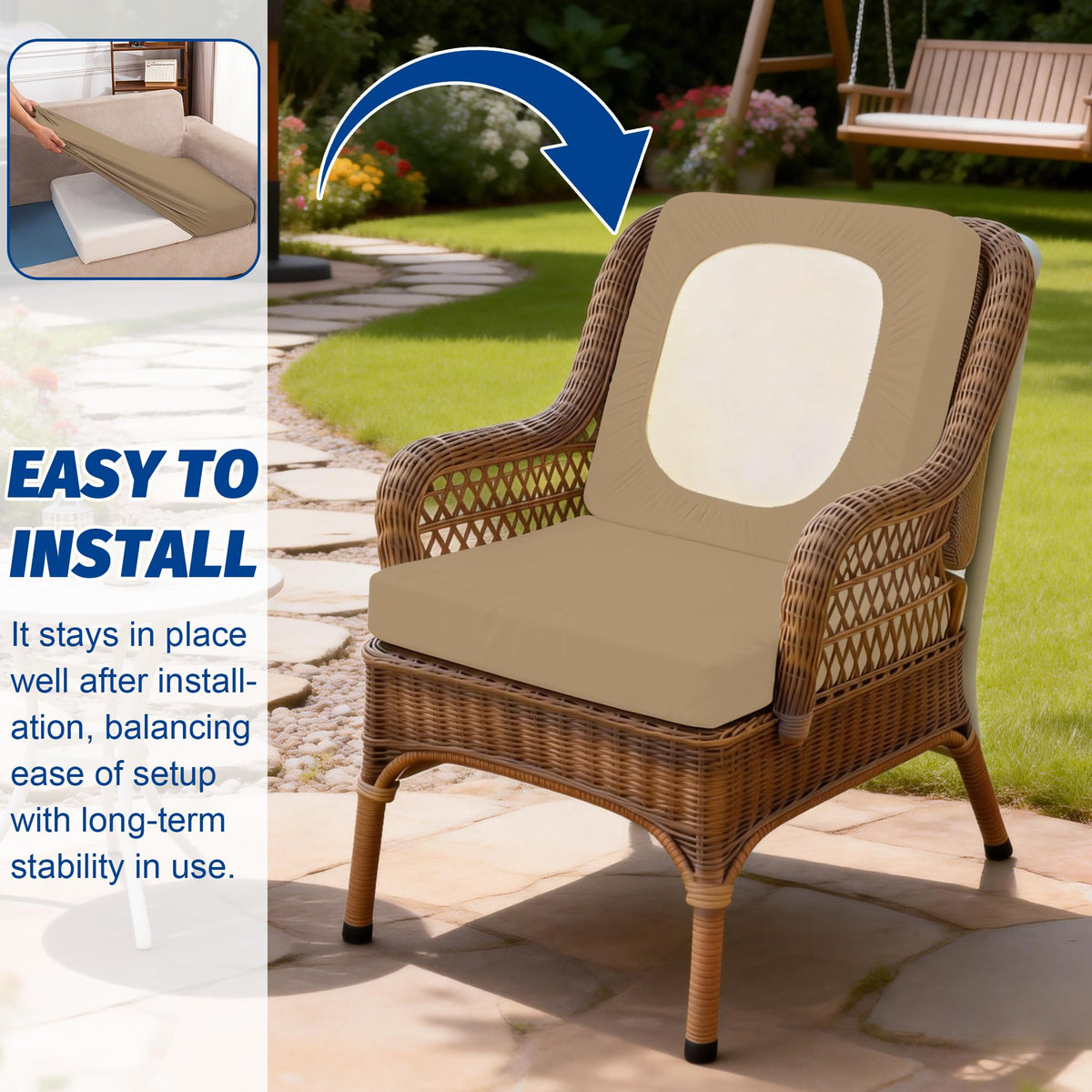 MRGSDL machine washable cushion cover makes maintenance simple