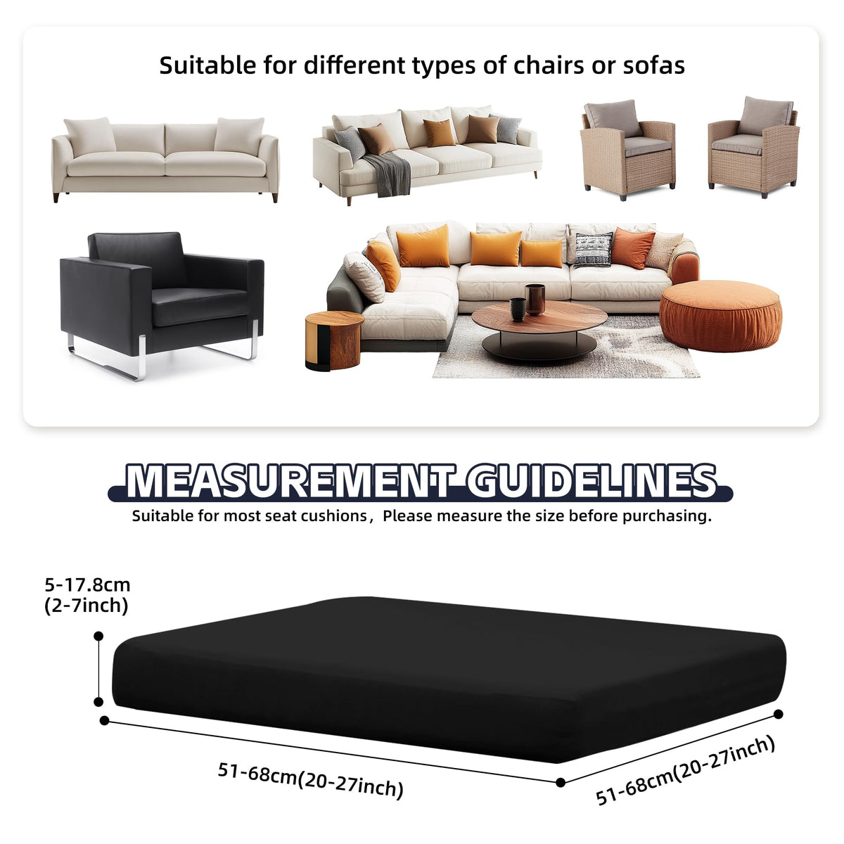 MRGSDL outdoor cushion cover with stretch design protects cushions outdoors.