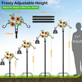 MRHEPHAESTUS 5-prongs base for stable outdoor placements in wind