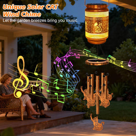 MRHEPHAESTUS cat decor light adds life to garden, patio, or balcony.