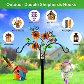 MRHEPHAESTUS outdoor pole suitable for lanterns and decor in gardens