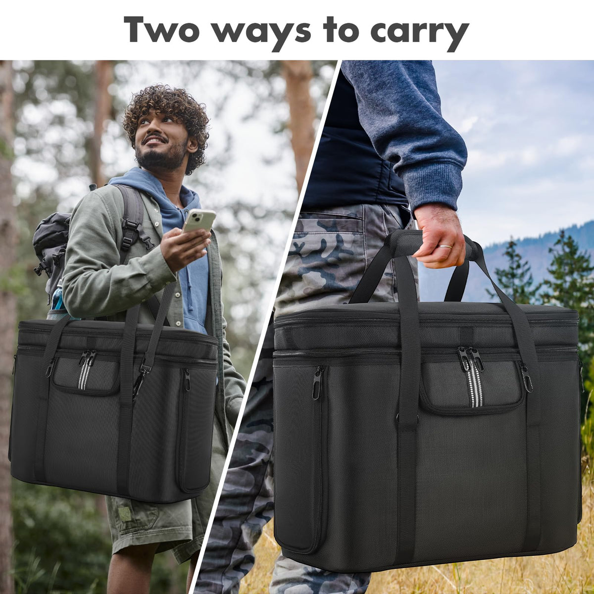 MRINCA Delta 2 case exterior shows water-resistant coating for light rain during travel