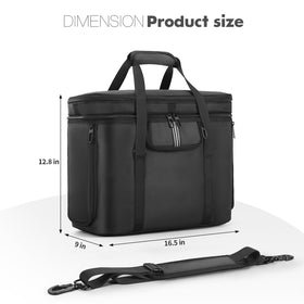 MRINCA protective case interior with thick foam cushions gear during drops or bumps
