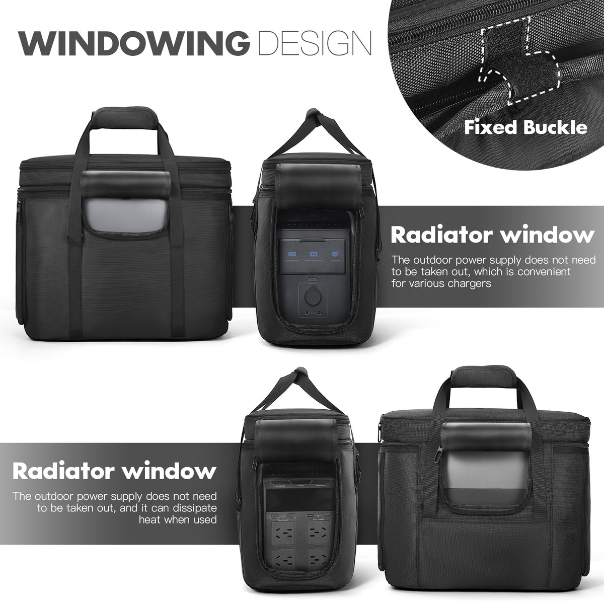 MRINCA vent window design allows airflow while the Delta powers are connected
