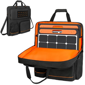 MRINCA solar panel storage bag fits Jackery SolarSaga 100 for secure transport.