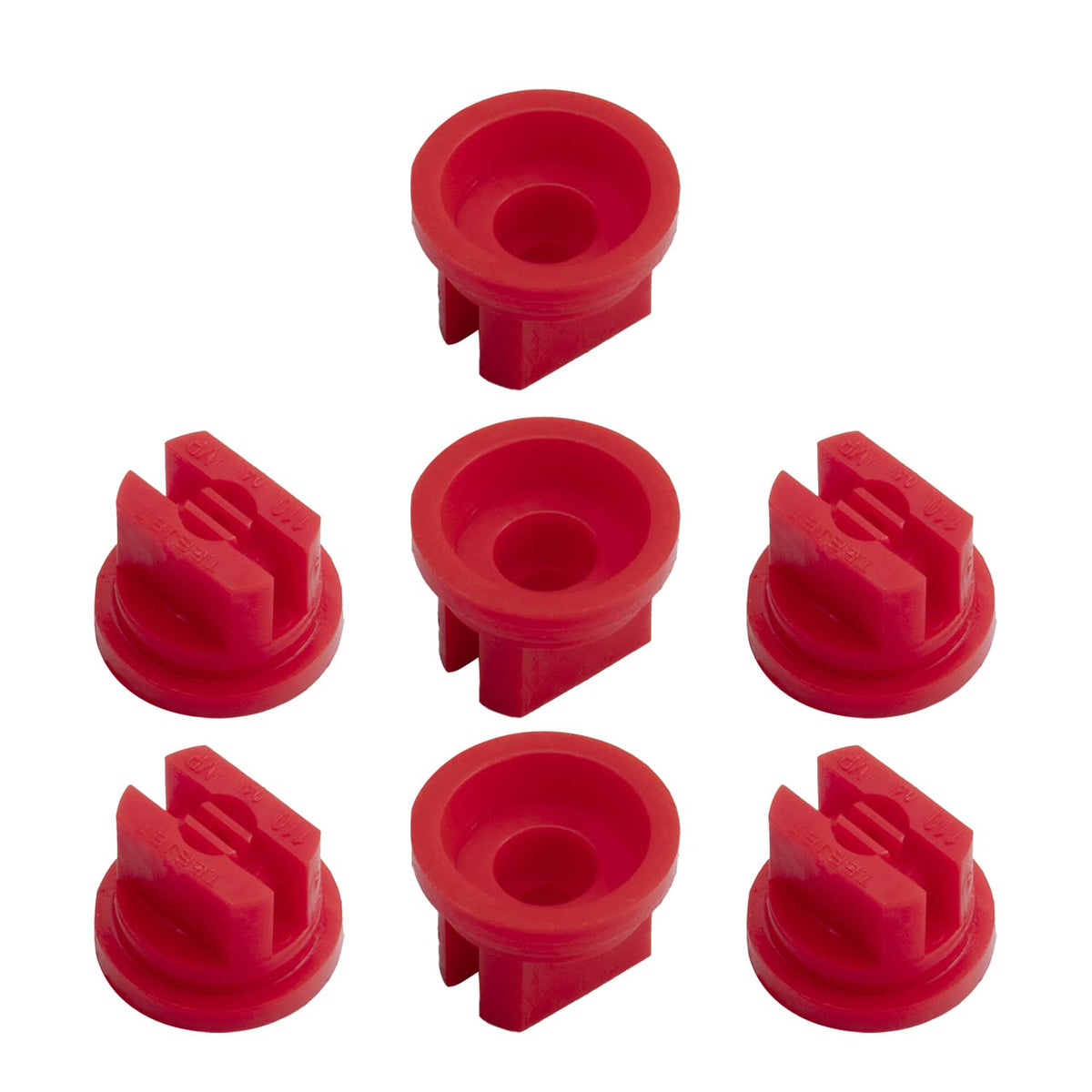 MroMax flat-fan spray tip with 0.4 mm aperture for even garden coverage.