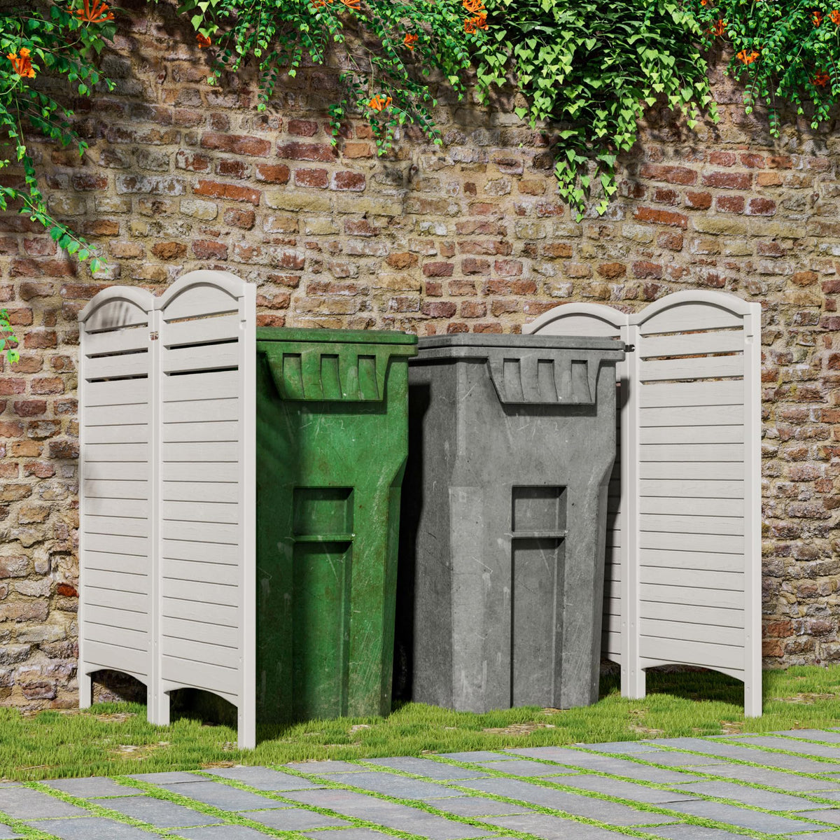 Mrosaa panels resist rust, offering durable, low maintenance privacy.
