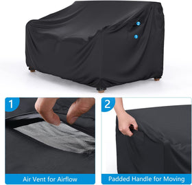 Mrrihand cover with two padded handles for easy installation