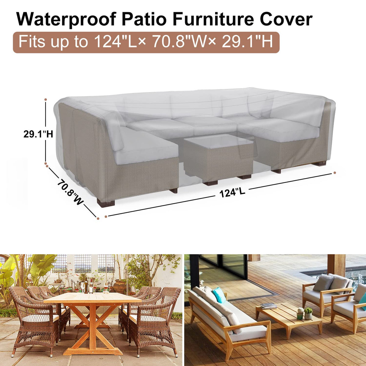Mrrihand 420D oxford fabric cover delivers durable outdoor protection.