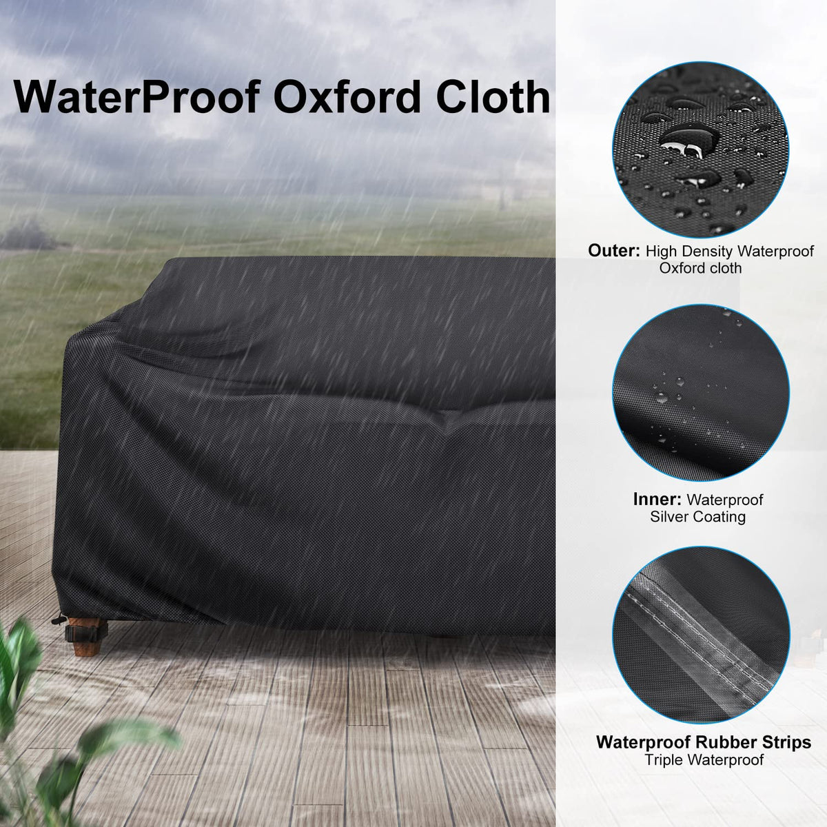 Mrrihand air vent design promotes airflow and reduces moisture under the cover.