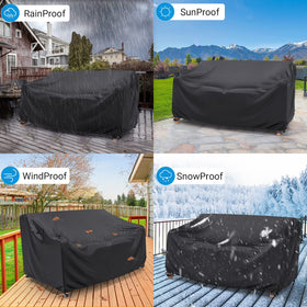 Mrrihand black fabric close-up shows sleek, weather-ready exterior.