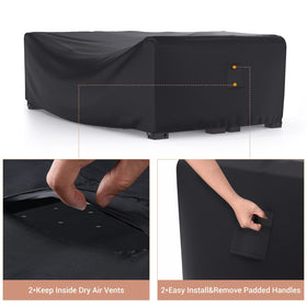 Mrrihand 420D oxford fabric texture for durable outdoor protection.
