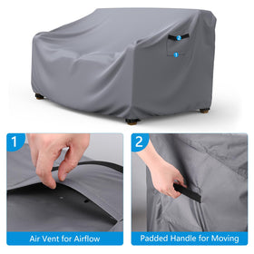 Padded handles provide easy installation and removal for everyday use