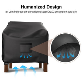 Mrrihand patio chair cover handles and closures for easy setup