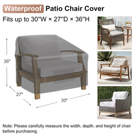 Mrrihand patio chair cover install handles simplify setup and removal