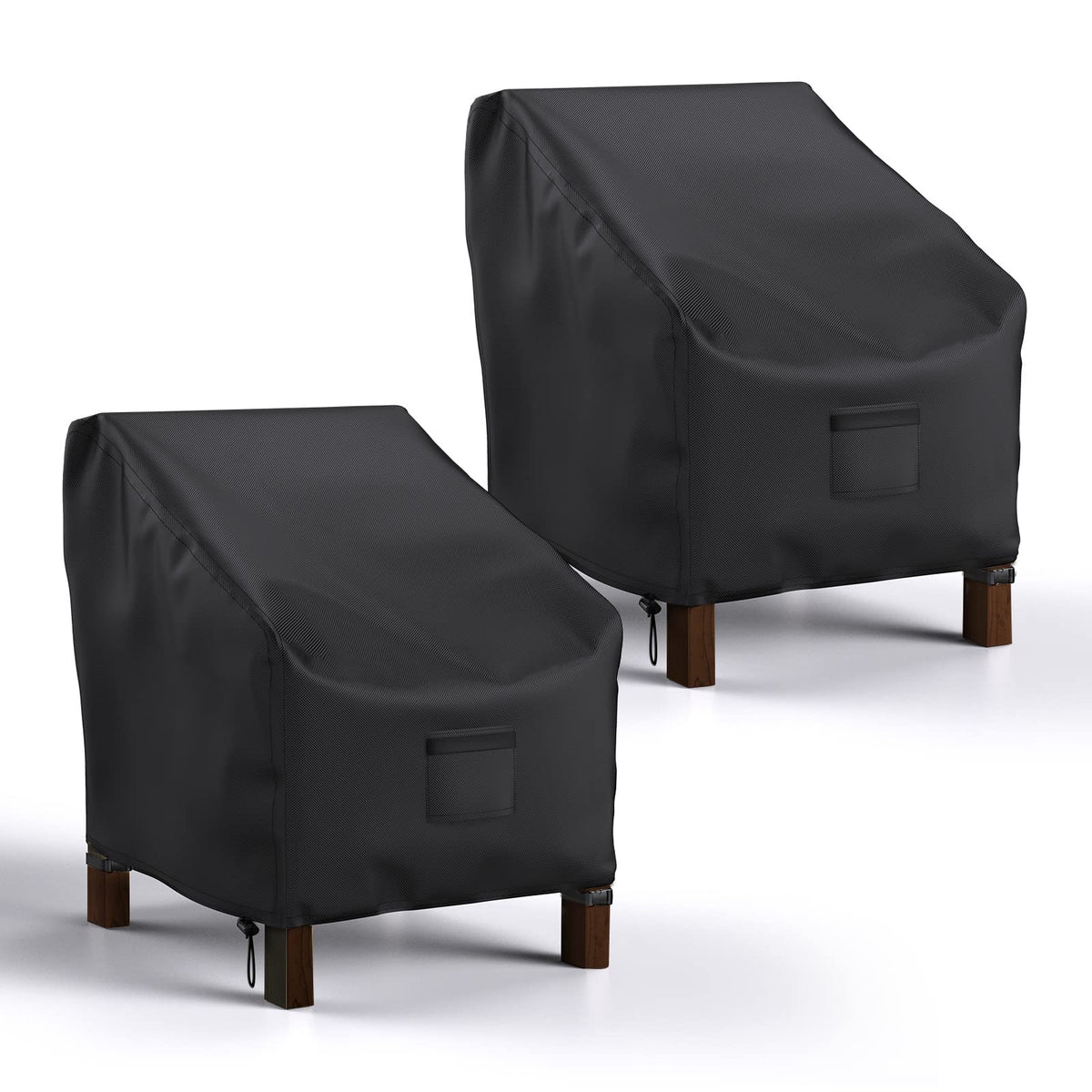 Mrrihand patio chair cover front view showing fit for dry chairs
