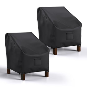Mrrihand patio chair cover front view showing fit for dry chairs