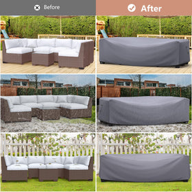 Mrrihand protects outdoor furniture from dust, leaves, and scratches.