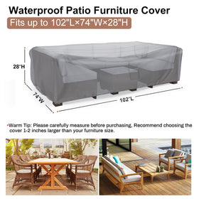 Mrrihand waterproof PU coating protects cushions and surfaces from rain and moisture.